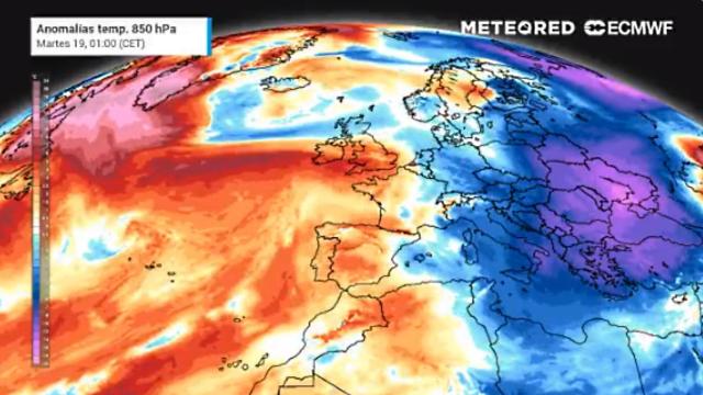 Anomalías cálidas para la semana del 18 de enero. METEORED.