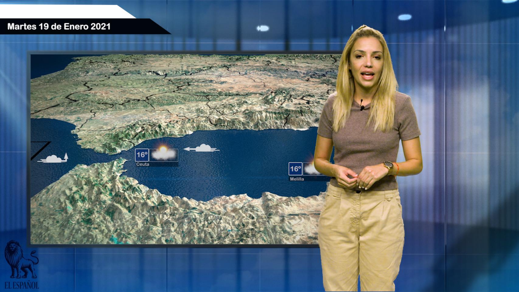 El tiempo para este martes 19 de enero.