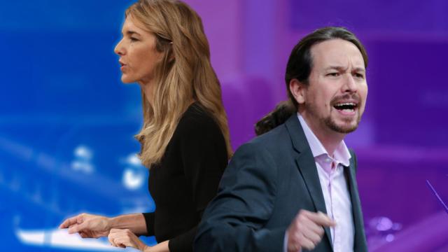 Cayetana Álvarez de Toledo y Pablo Iglesias.