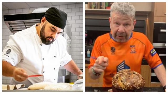 Dani Pampin, antes de la pandemia, y Alberto Chicote.