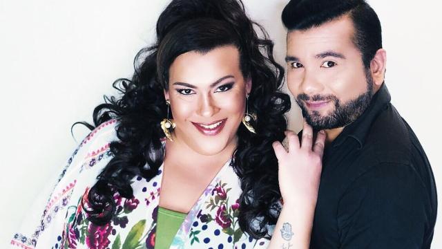 Desy Rodríguez y su pareja, Luciano Ortiz.