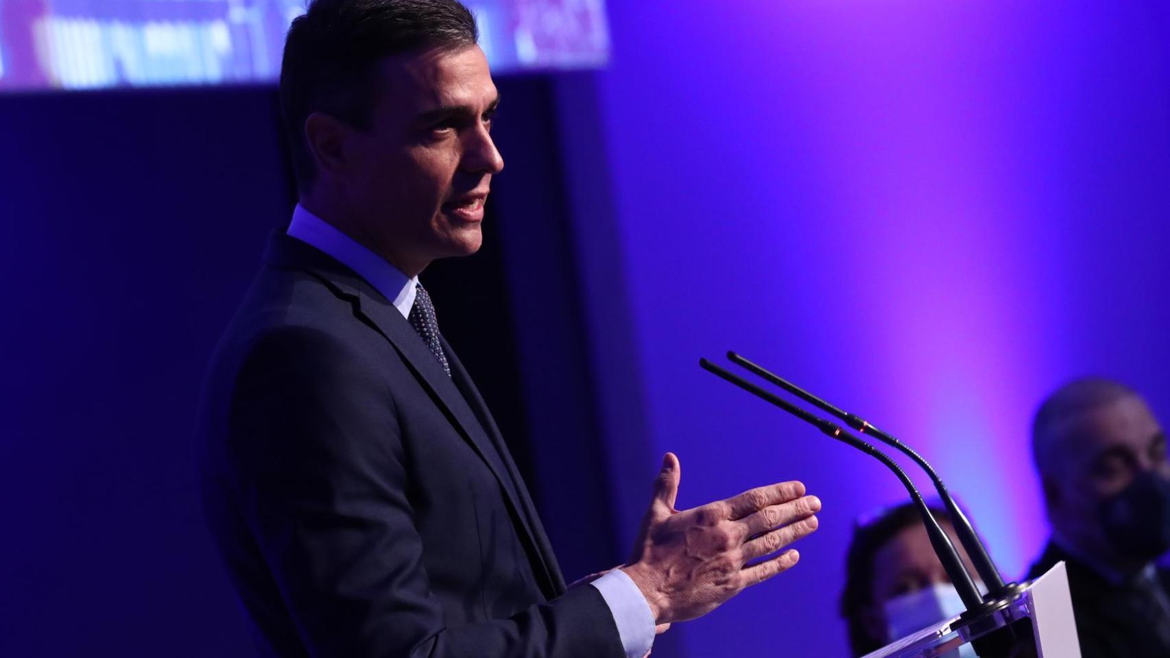 El presidente del Gobierno, Pedro Sánchez, en la 113 reunicón del Consejo Ejecutivo de la OMT.