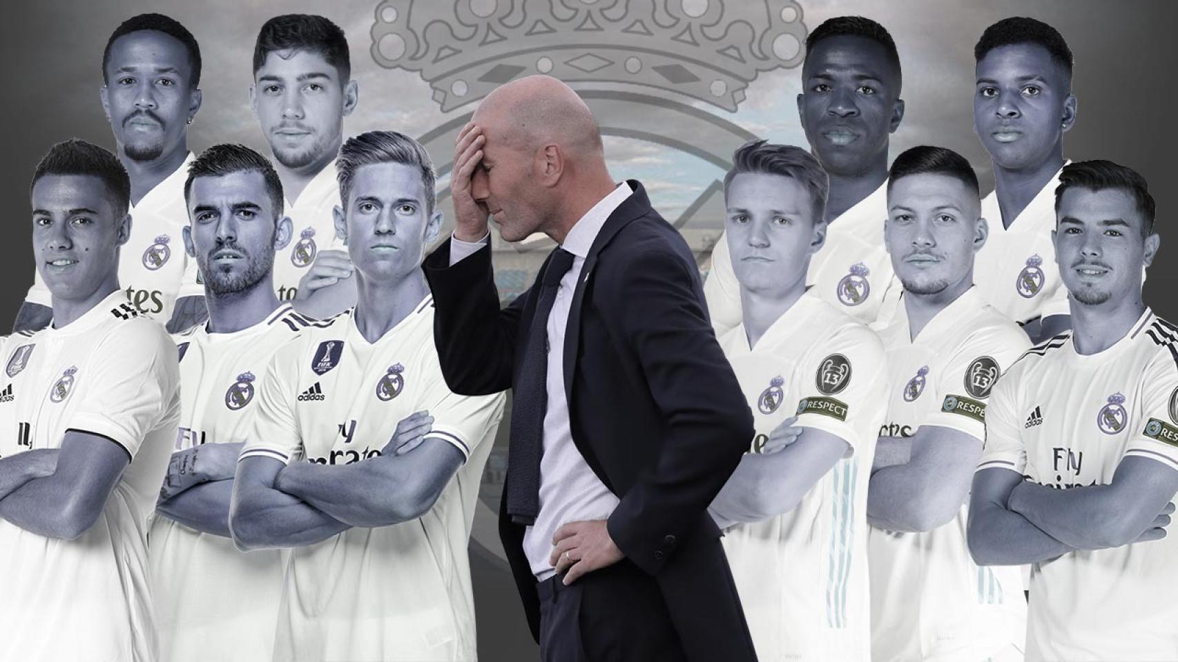 Zidane se atasca con el cambio de generación del Real Madrid