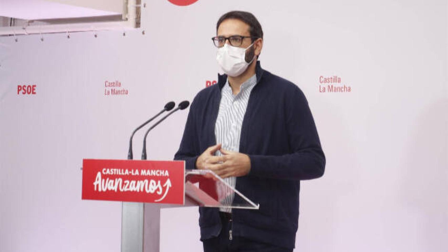 Sergio Gutiérrez, en rueda de prensa