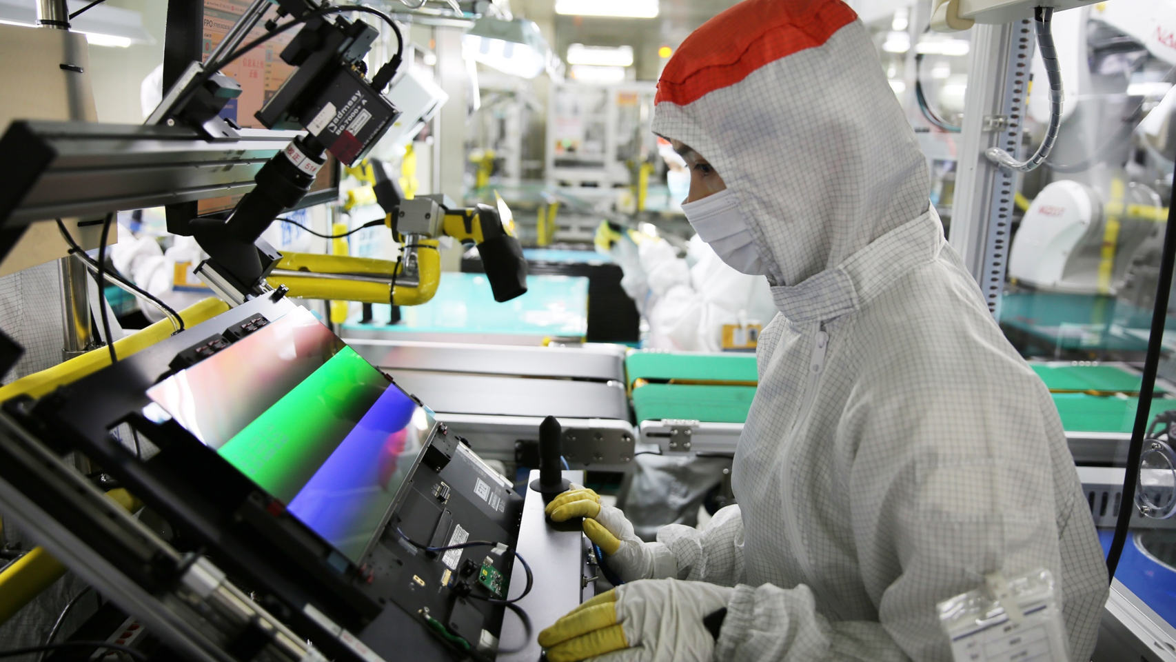 Producción de pantallas OLED de Samsung