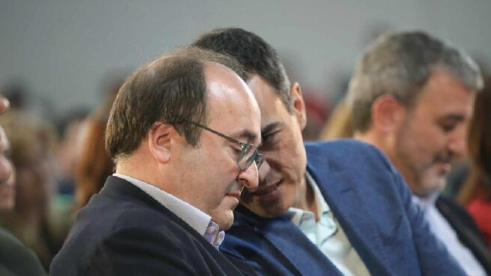 Pedro Sánchez y Miquel Iceta, en una imagen de archivo.