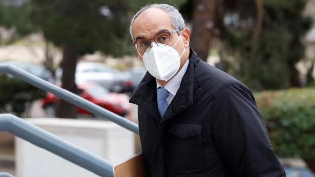 Rafael van Grieken, a su llegada a la Audiencia Provincial de Madrid./