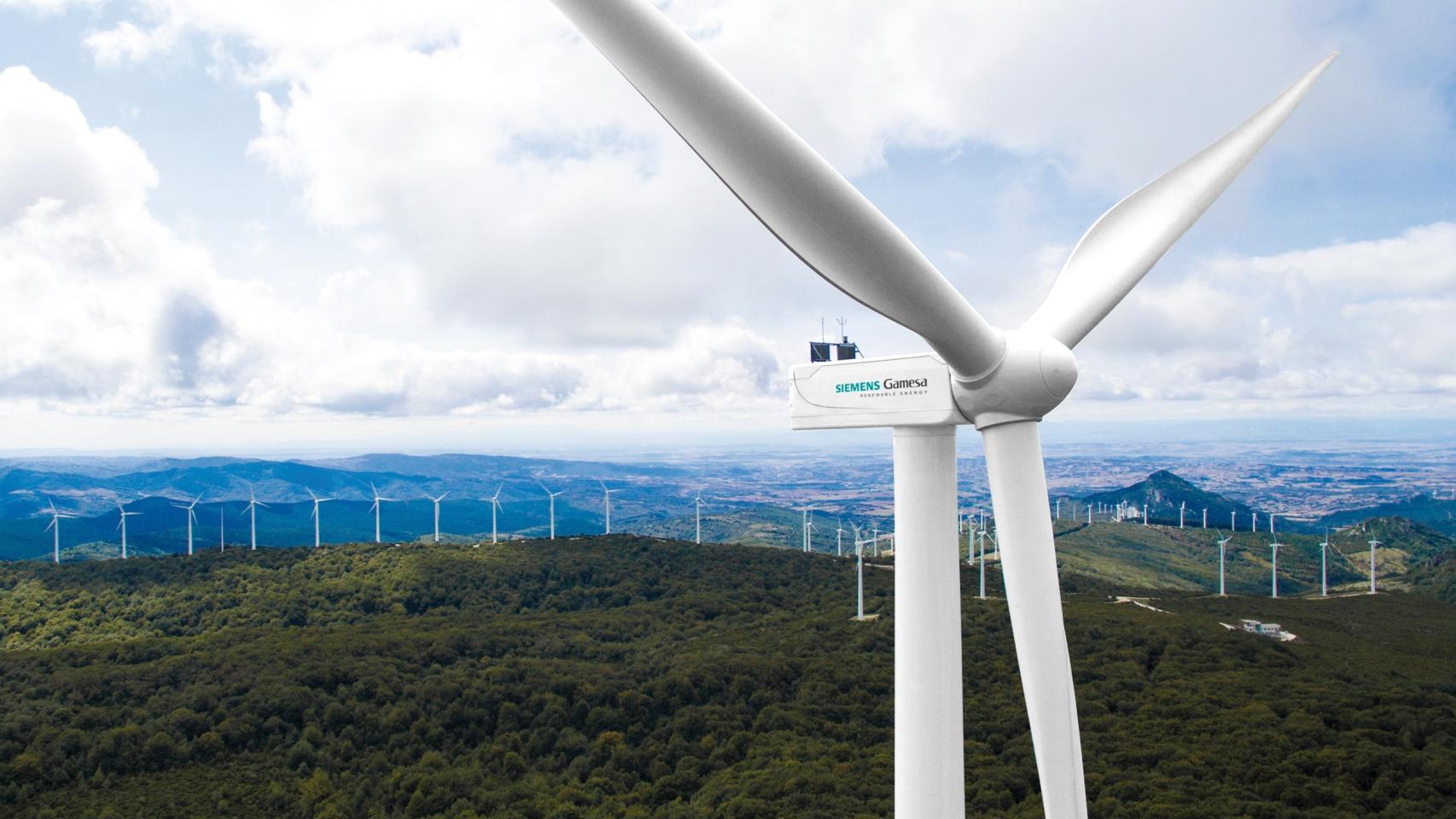 Aerogenerador de Siemens Gamesa.