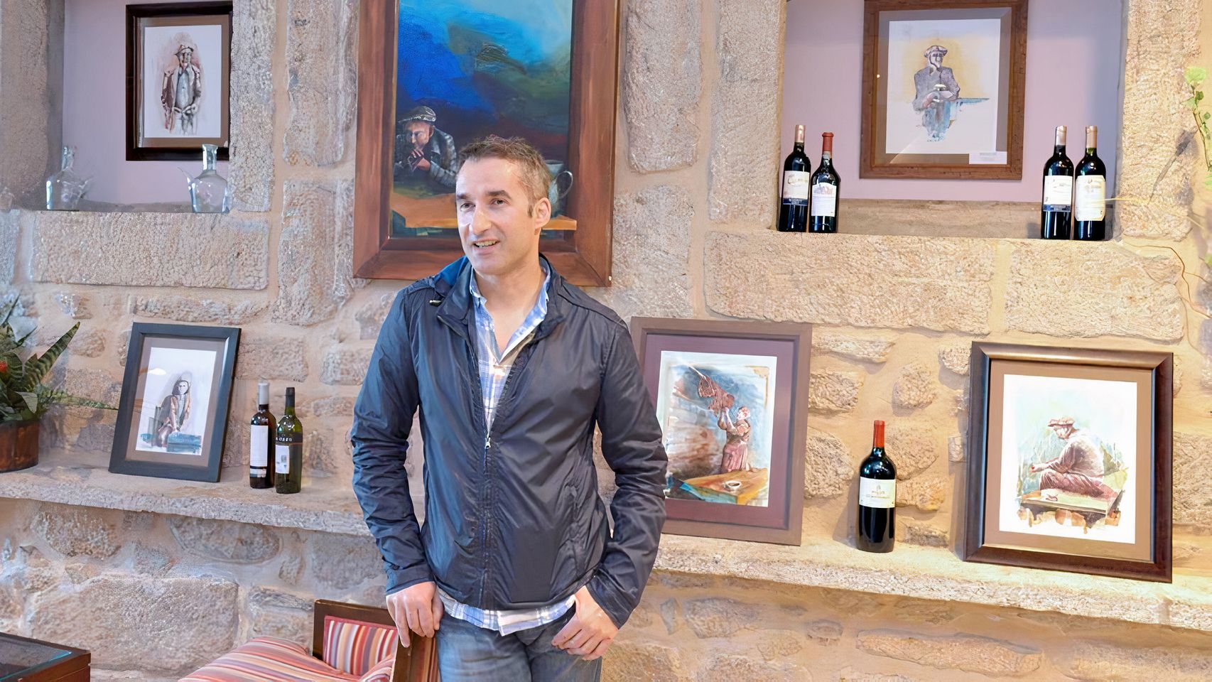 El artista gallego Abel Barandela.
