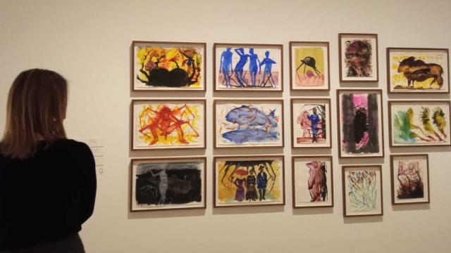 Acuarelas de Miquel Barceló en el Picasso de Málaga.