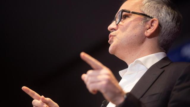 Víctor Font, durante una rueda de prensa