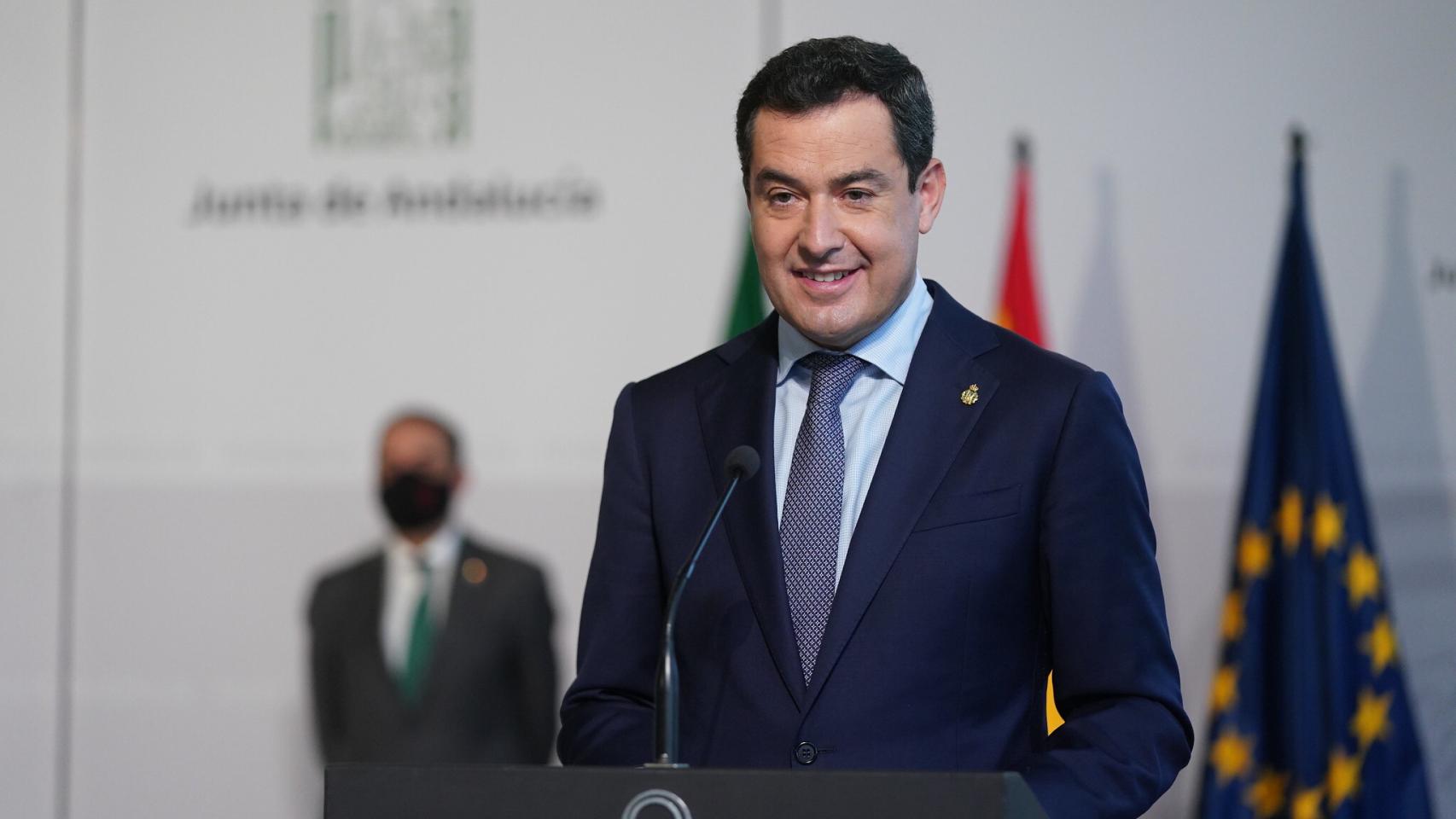 El presidente andaluz, Juanma Moreno