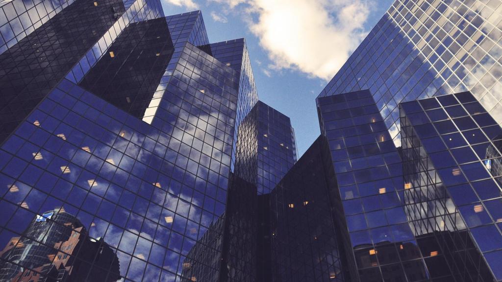 Un conjunto de oficinas.