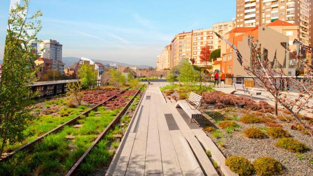 Infografía de como será la Vía Verde.