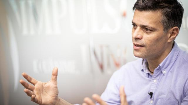 El líder opositor venezolano Leopoldo López, entrevistado en EL ESPAÑOL.