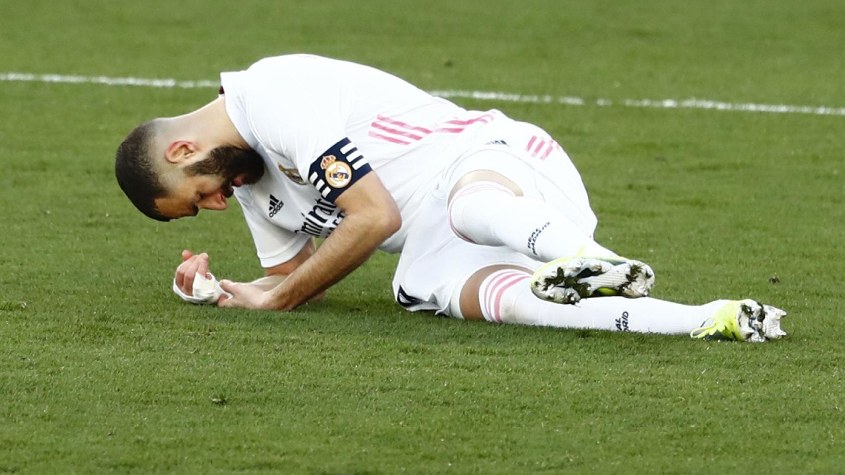 Karim Benzema, en un partido como capitán del Real Madrid
