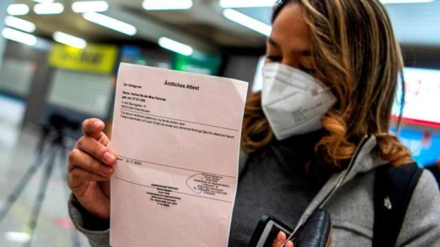 Viajera procedente de Alemania llega a Palma de Mallorca con una PCR con resultado negativo.