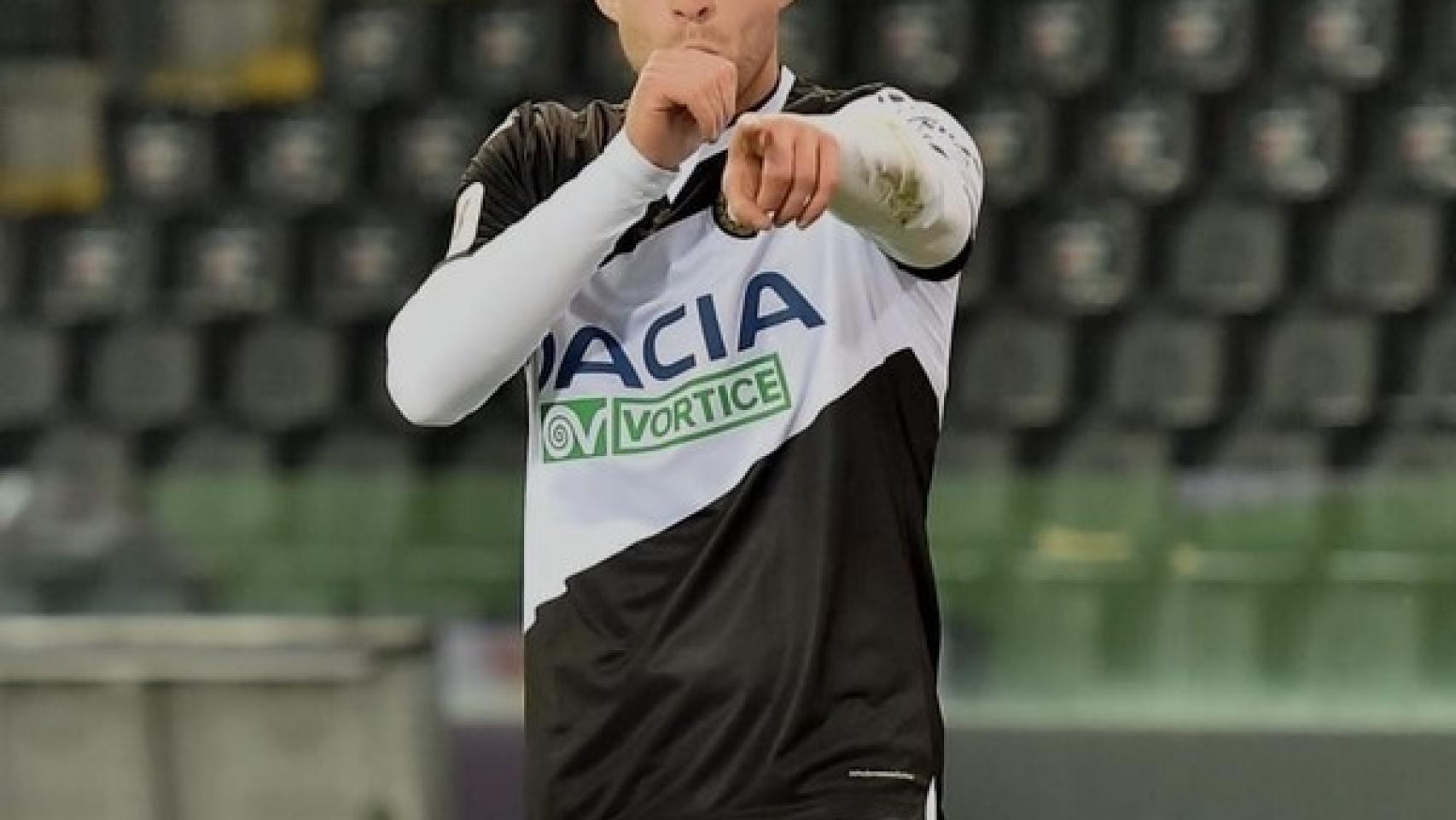 Gerard Deulofeu, en un partido del Udinese