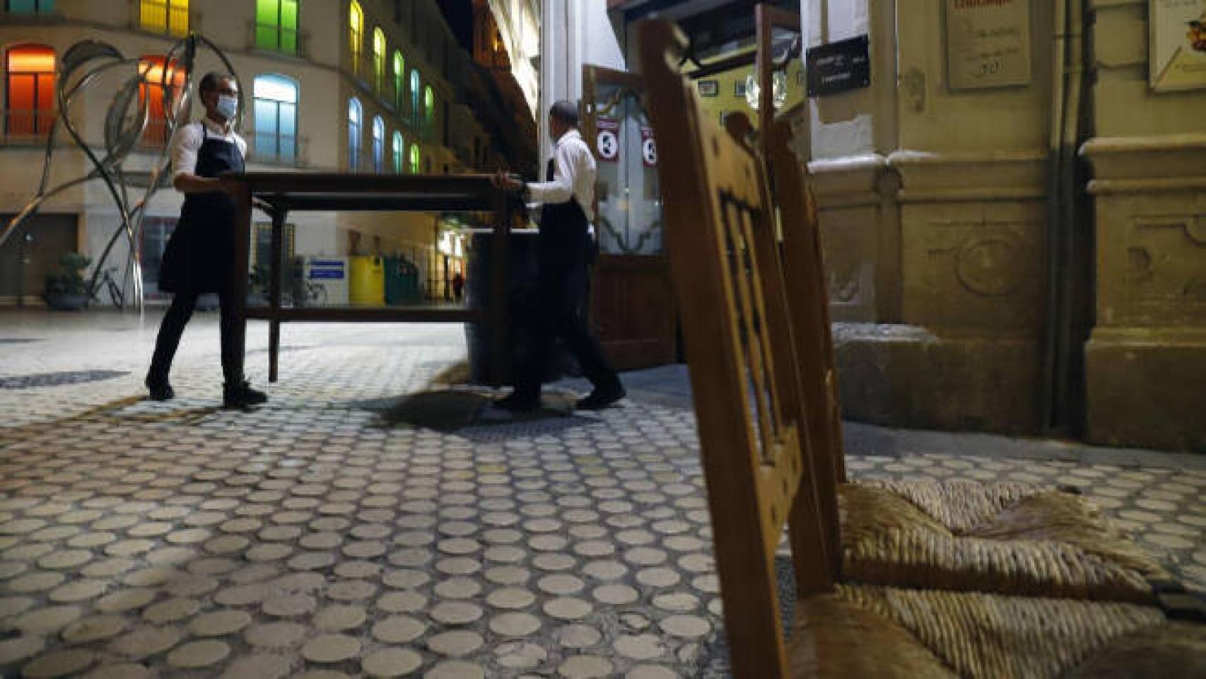 Trabajadores de la hostelería. Imagen de archivo