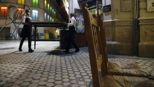 Trabajadores de la hostelería. Imagen de archivo