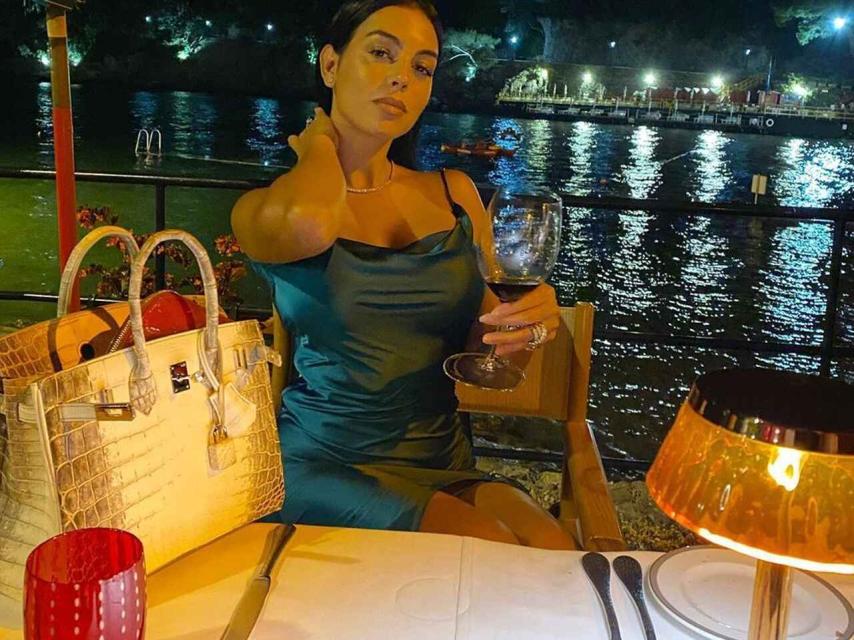 Georgina Rodríguez en Portofino el verano pasado.