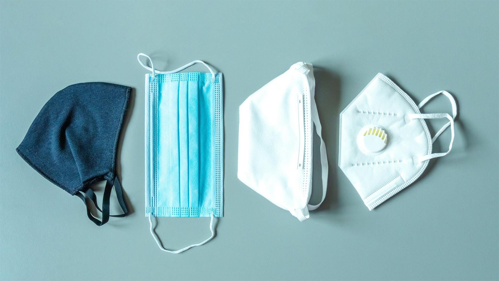 Los tipos de mascarillas analizadas por la OCU.