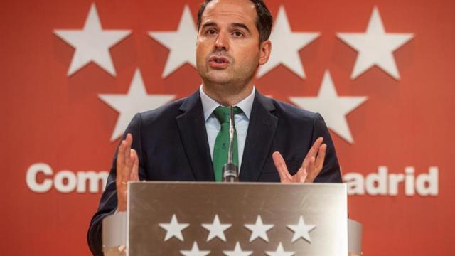 El vicepresidente de la Comunidad de Madrid, Ignacio Aguado, este miércoles. Efe