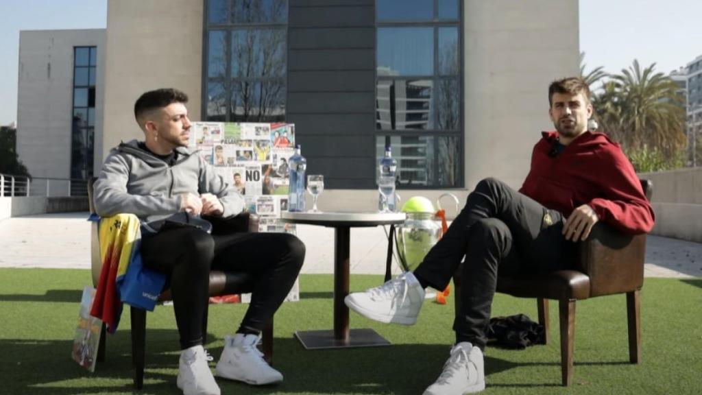 DjMaRiiO con Gerard Piqué.