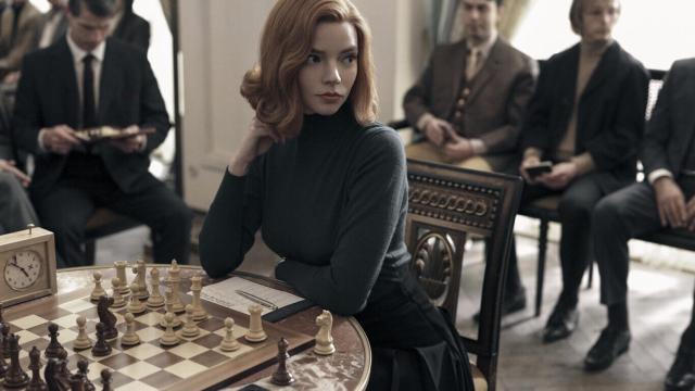 Una imagen de la serie Gambito de Dama, en Netflix.