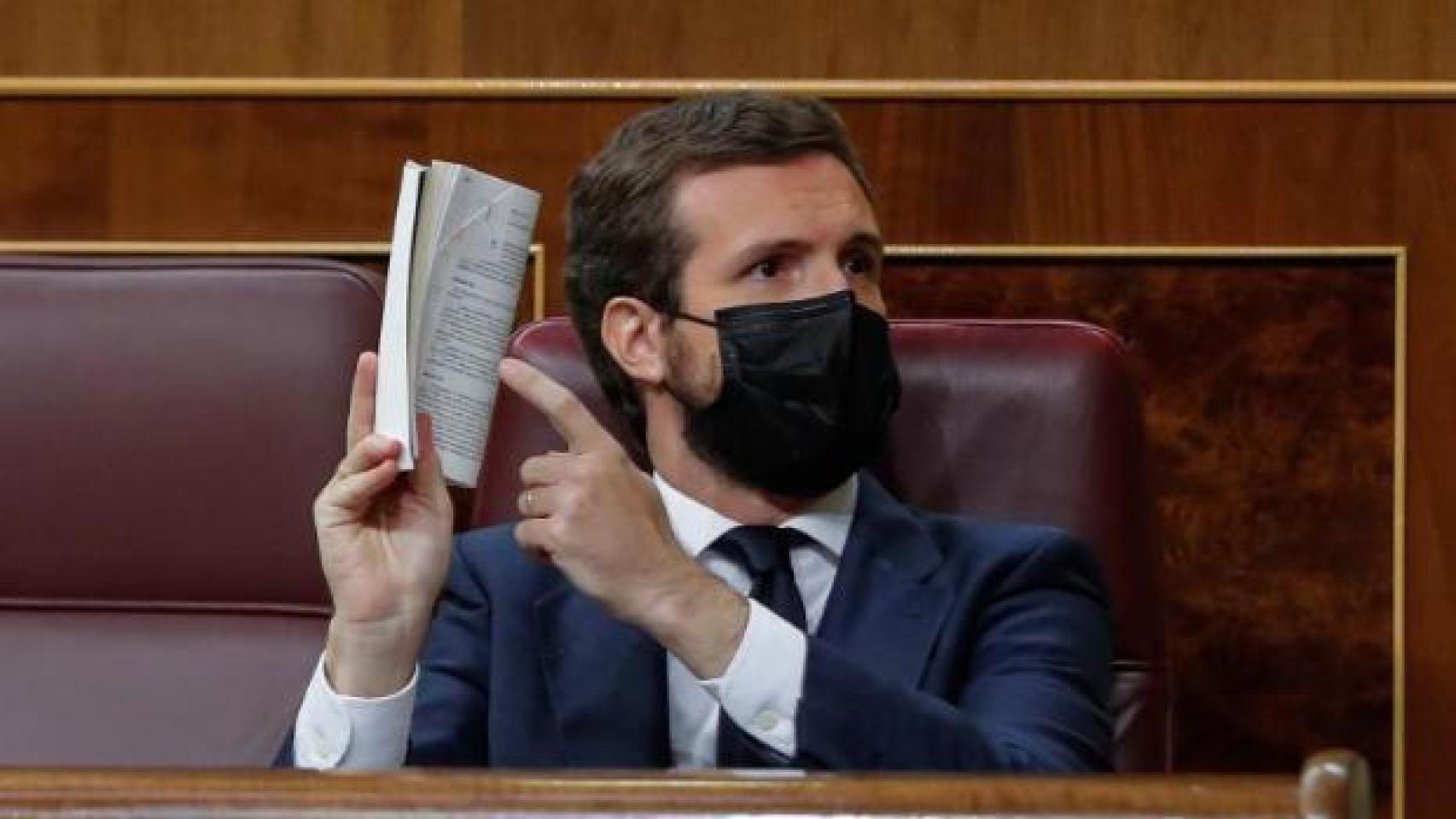 El presidente del PP, Pablo Casado, en una imagen de archivo.