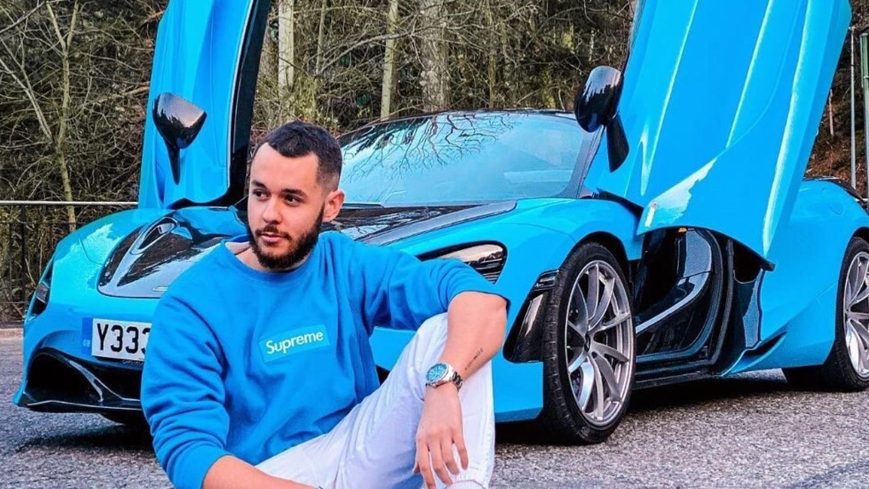 David Cánovas Martínez, TheGrefg, con el McLaren 720 S.