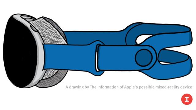 Posible diseño de las gafas de realidad mixta de Apple