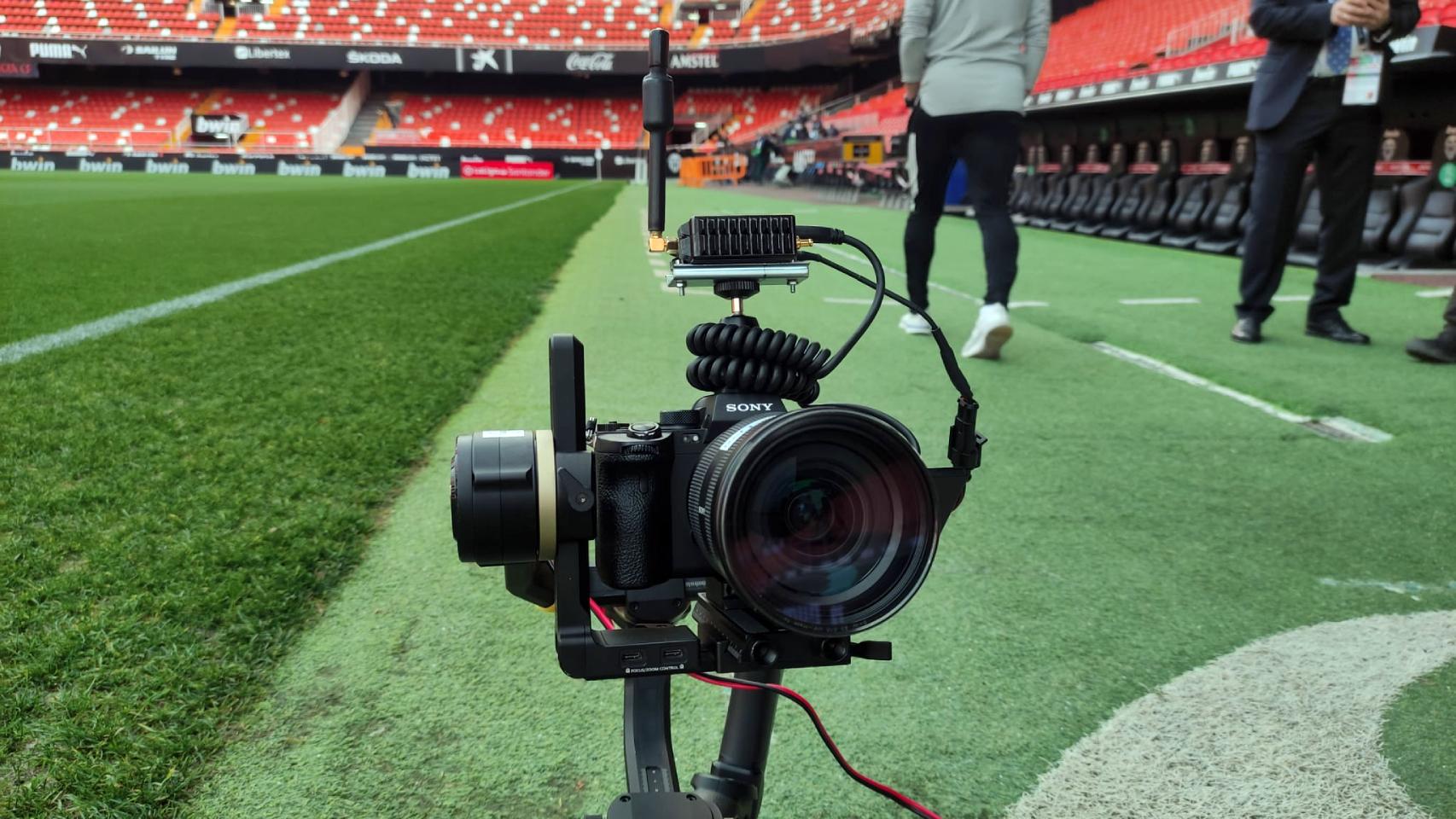 La cámara de Sony que ahora usan en LaLiga.
