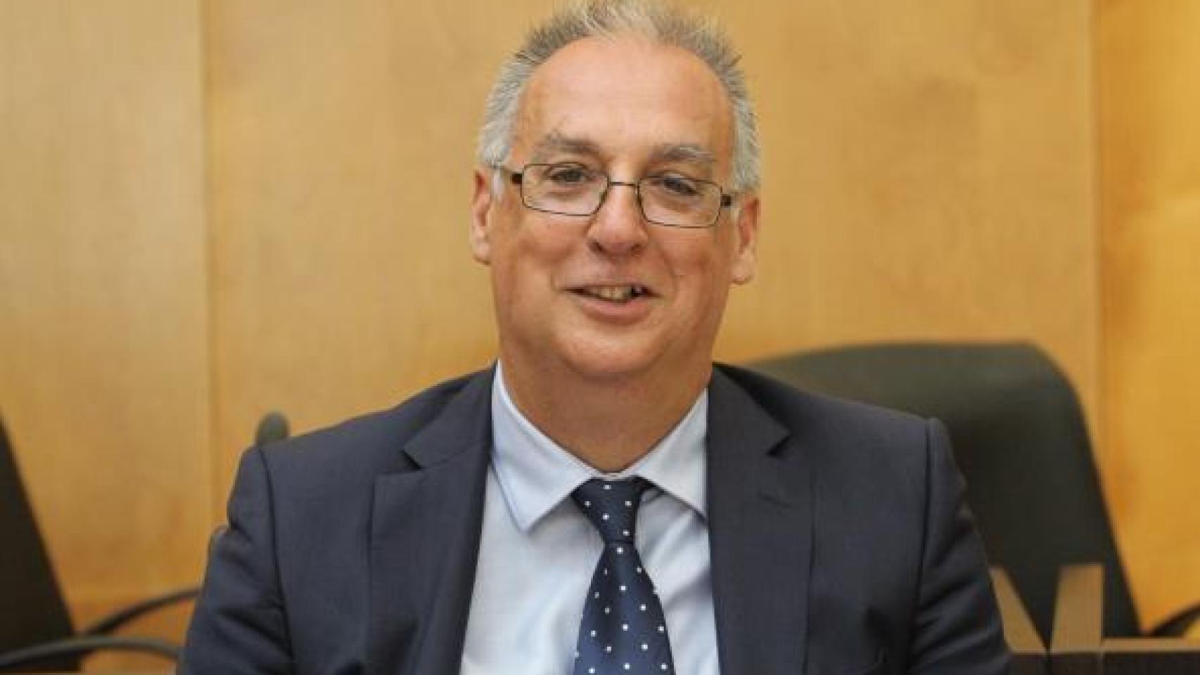 El ex alcalde Benidorm, Agustín Navarro, en un pleno