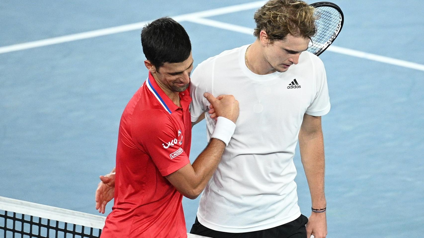 Djokovic y Zverev, en la ATP Cup