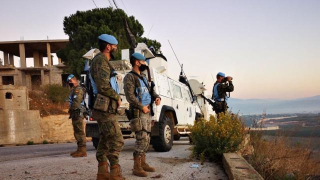 Soldados del Ejército de Tierra en El Líbano.