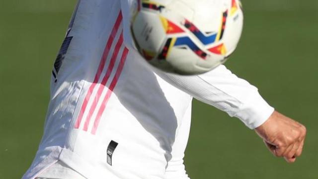 Casemiro, en un partido del Real Madrid de la temporada 2020/2021