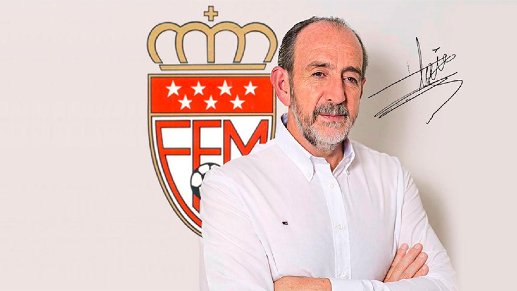 Paco Díez, presidente de la RFFM entre 2016 y 2020