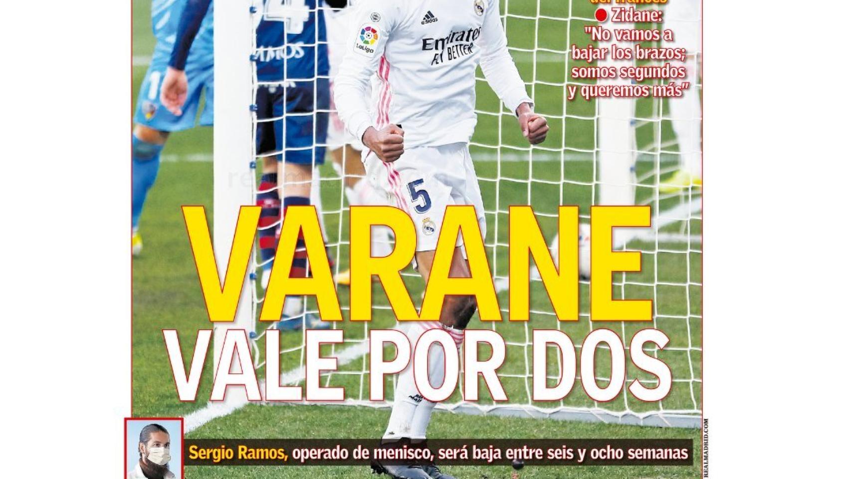 La portada del diario AS (07/02/2021)
