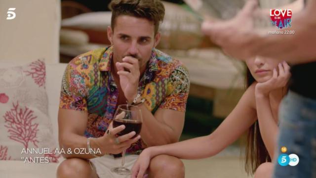 Manuel durante su noche loca en 'Tentaciones'.