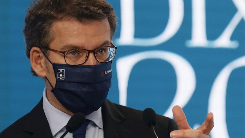 Alberto Núñez Feijóo, en una imagen de archivo, durante la clausura de las jornadas Estratexia Galicia Dixital 2030.