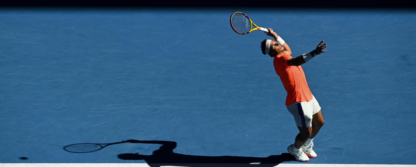 Rafa Nadal, en el Open de Australia