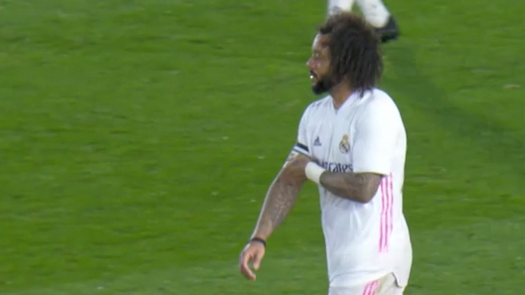 Marcelo se retira lesionado ante el Getafe