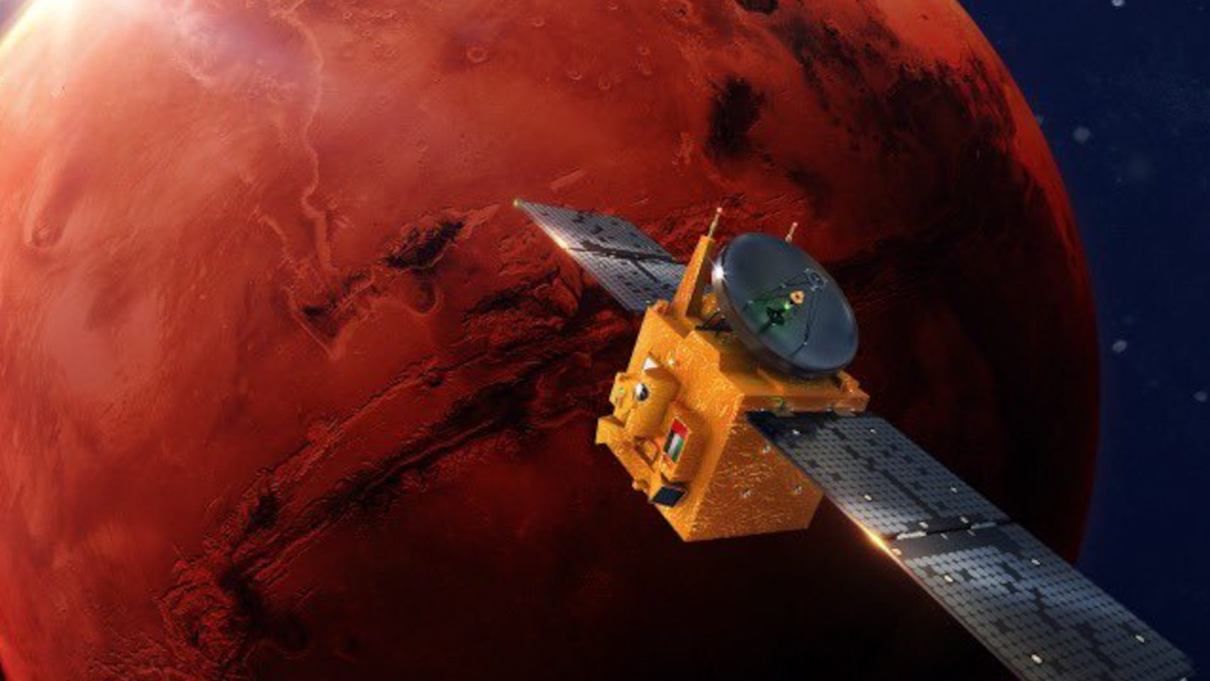 La sonda marciana Hope de los Emiratos Árabes Unidos