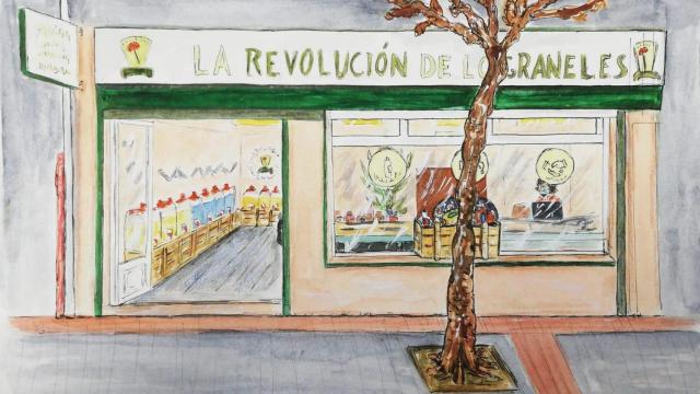 Una de las tiendas dibujadas por Engry