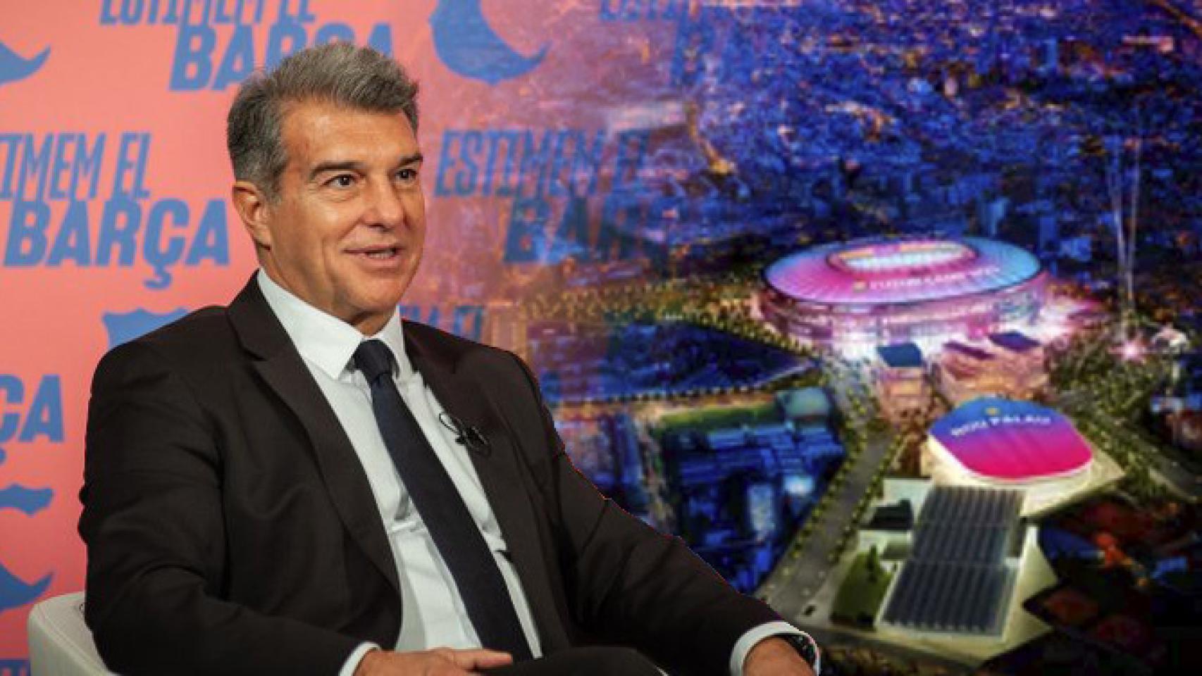 Laporta presenta su 'Espai Barça'