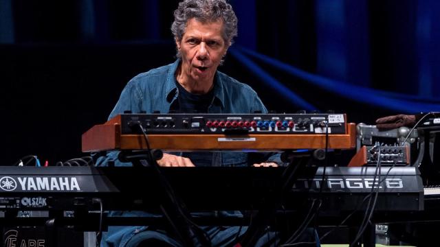 El pianista Chick Corea durante un concierto.