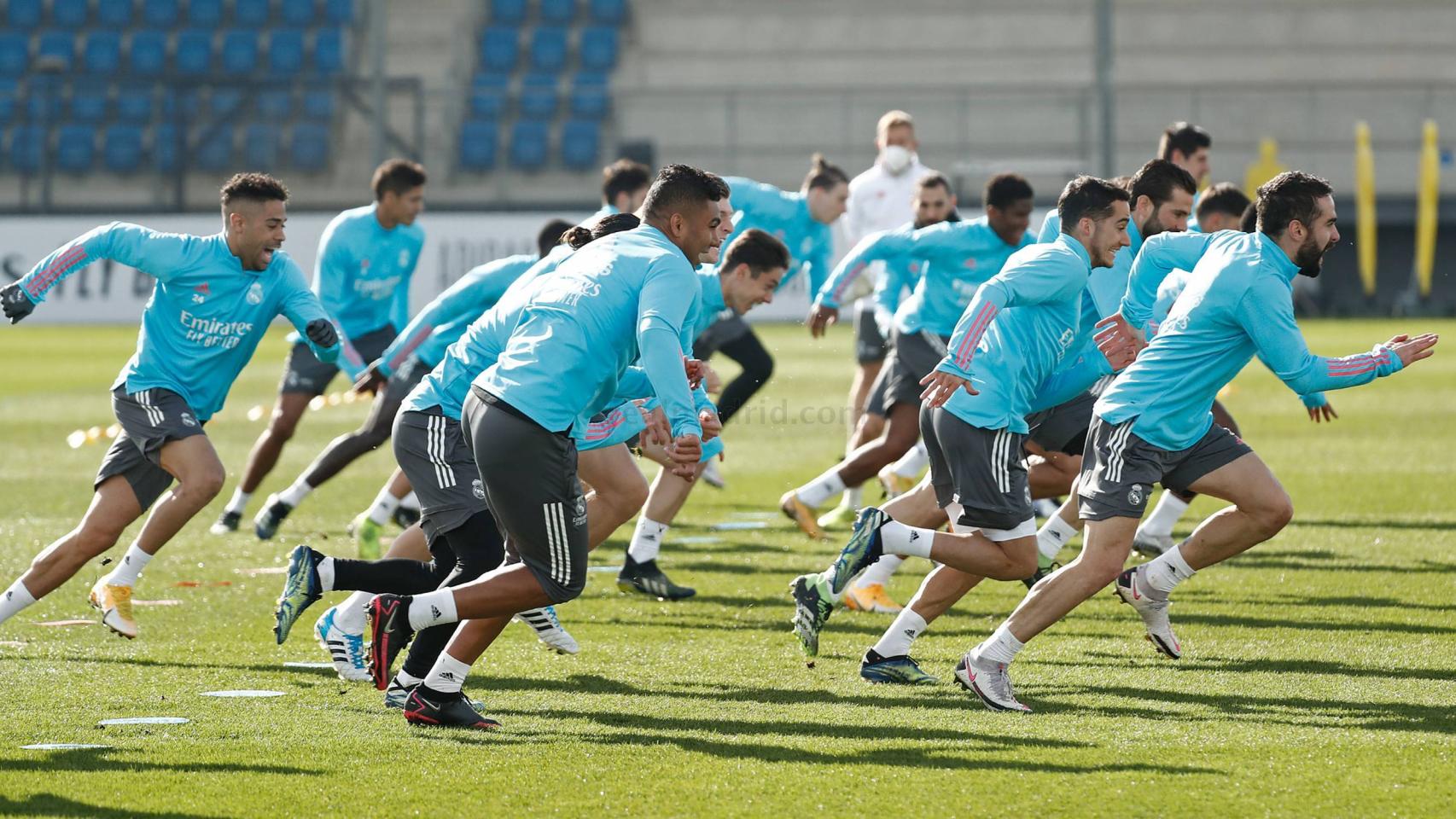 Entrenamiento del Real Madrid