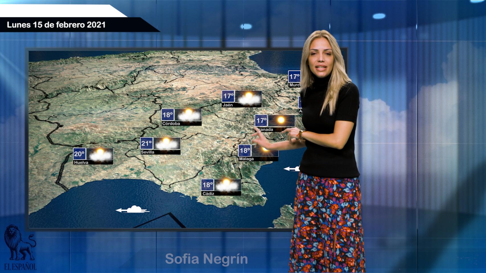 El tiempo en España para el lunes 15 de febrero.
