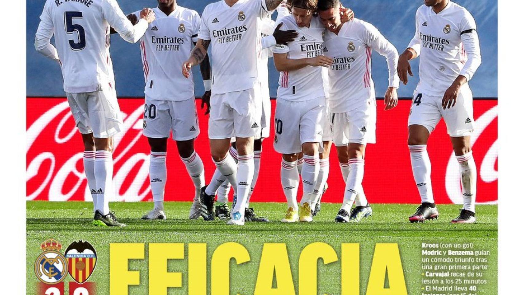 Portada MARCA (15/02/21)